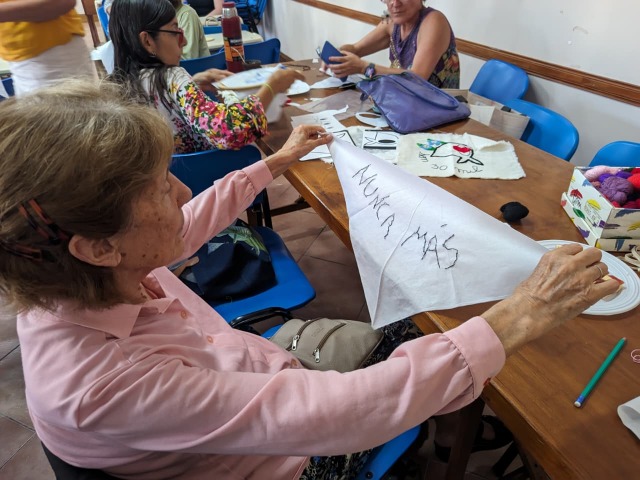 Bordaron pa�uelos por la Semana de la Memoria